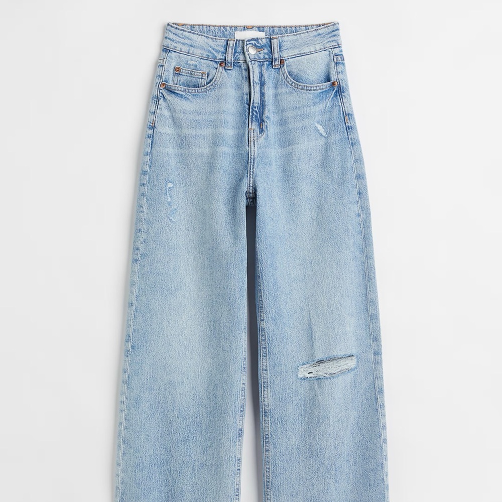 High Rise Wide Leg Jeans